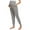 Gray, variant on Luxalzxs Women's Maternity Leggings Over The Belly Pregnancy Active Wear Workout Yoga Tights Pants with Pockets
