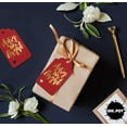 thumbnail image 4 of Inkdotpot Gold Foil Paper Hang Tags Merry And Bright Christmas Favor Tags 50 Pieces, 4 of 6