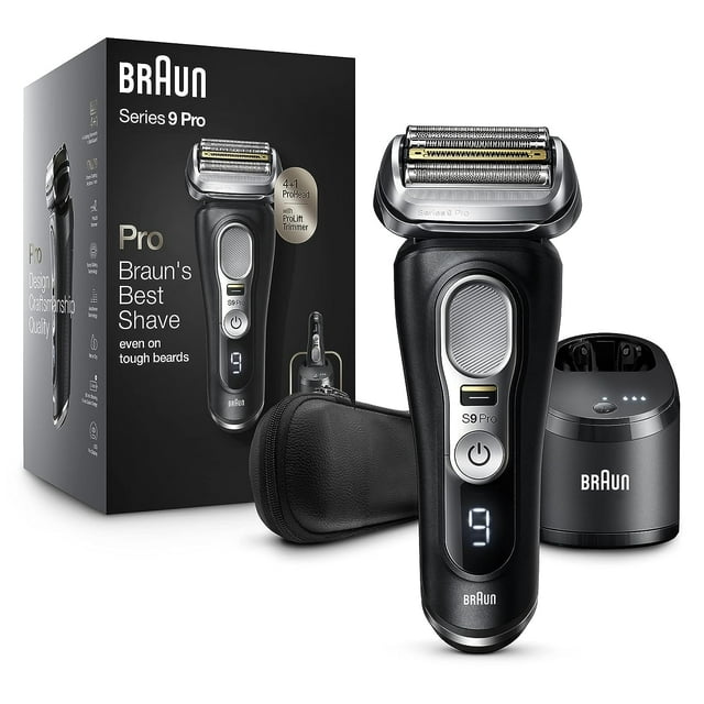Maquinilla de afeitar eléctrica Braun Series 9 Pro 9460 cc para hombre negra
