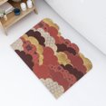 thumbnail image 4 of YAOMOBB Tapis de Porte Lavable Imprimé Nuage Coloré Tapis d'Entrée au Design Rafraîchissant pour Usage Intérieur et Extérieur, 4 of 7