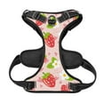thumbnail image 3 of Bingfone Strawberry Floral No Pull Dog Vest Harness for Small Medium Large Dogs Strap for Puppy Walking,Training,Dog Harness-Medium, 3 of 7