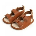 thumbnail image 2 of Baby Sandals Rubber Sole Non-slip Summer Outdoor Toddler Sandals Flat Shoes Infant Cute Little Kids First Walker Shoes, 2 of 5