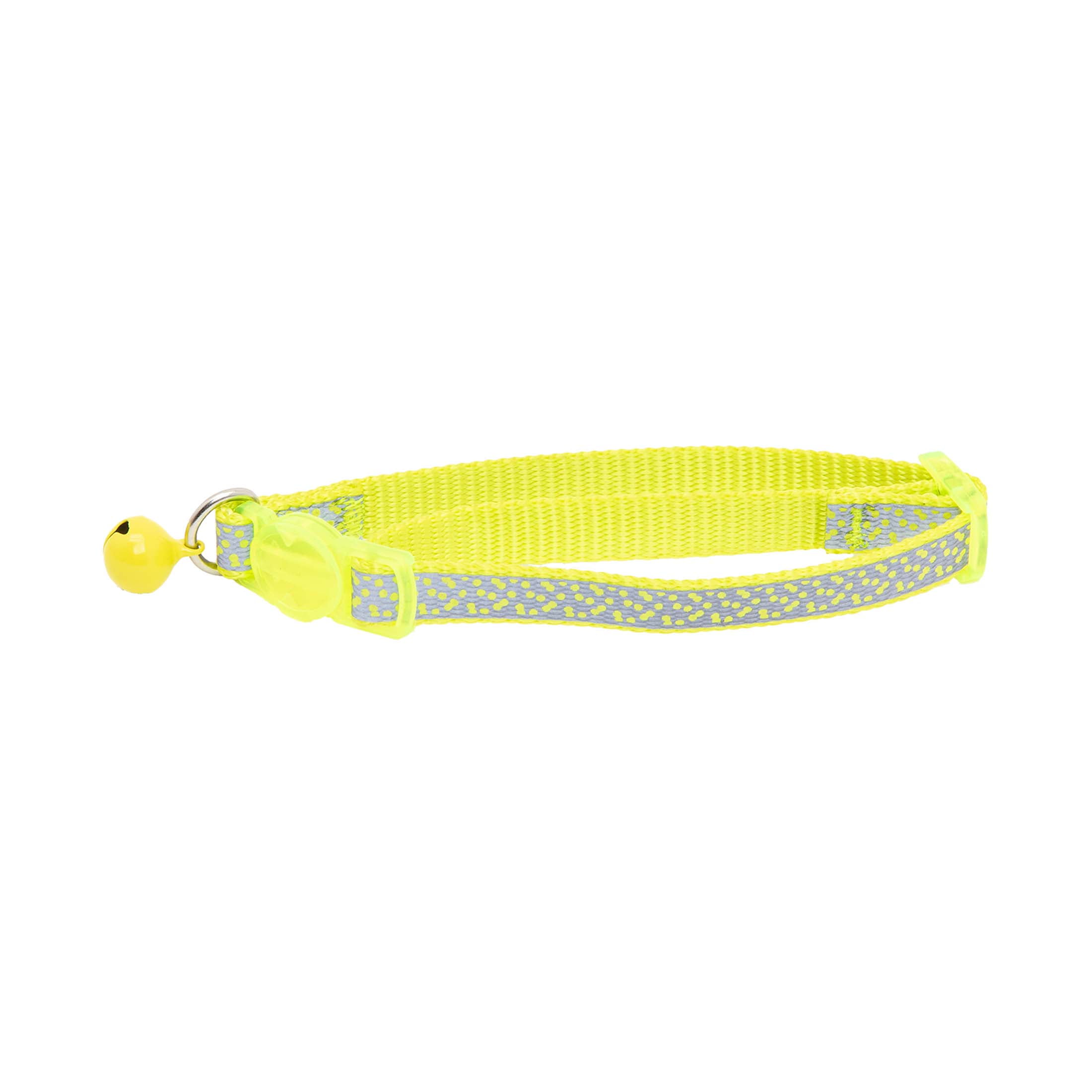 Vibrant Life 2-Pack Cat Collar, Multi Tie Dye and Yellow Reflective, One Size