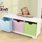 KidKraft - Nantucket Toy Box, White - Walmart.com