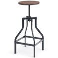 thumbnail image 4 of Simpli Home Conley Adjustable Bar Stool in Cocoa Brown and Black, 4 of 9