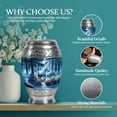 thumbnail image 3 of SABURIAL Unicorn Urn - Cremation Urns For Adult Ashes Small - Keepsake Burial Urns For Male & Female Ash - Little Funeral Urn For Adult Ashes Women - Combo Of 10 Inch & 3 Inch, 3 of 7
