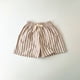 thumbnail image 2 of Odeerbi 2-10 Años Niños Niñas Pantalones Cortos de Lino de Algodón de Verano Pantalones Cortos de Entrenamiento Deportivo A Rayas Pantalones Cortos de Ocio, 2 of 4