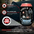 thumbnail image 5 of Evil Coffee Soft Can Cooler - Good Vibes Forever Drink Sleeve, Moto Can Cooler & Can Covers for Action Sport Coffee Enthusiasts, Pop Culture Skeleton Drink Cooler for Motocross Riders, 5 of 10