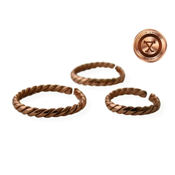 ProExl Solid Copper Ring Arthritis Relief with Gift Box (Large Size 12)