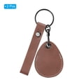 thumbnail image 3 of Uxcell Leather Keychain Blanks, 2 Pack Cowhide Key Fob with Key Rings for Laser Engraving, Brown, 3 of 6