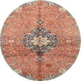thumbnail image 1 of Ahgly Company Indoor Round Traditional Light French Beige Brown Persian Area Rugs, 3' Round, 1 of 6