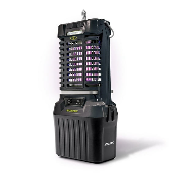 Open Box Sun Joe 24V-BZ100-LTE 24-Volt* IONMAX Cordless Indoor/Outdoor Bug Zapper Kit | 1-Acre Coverage | W/ 2.0-Ah Battery + Charger