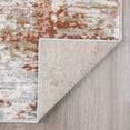 thumbnail image 6 of Yardley Distressed Contemporary Abstract Rust, Gray Indoor Area Rug, 2' x 7', 6 of 6