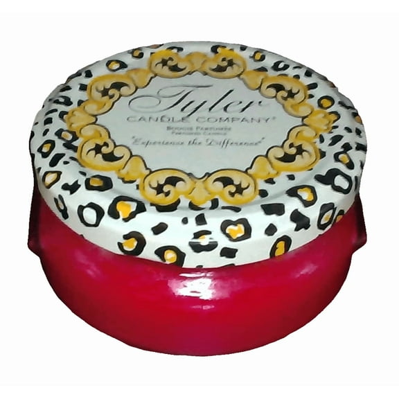 Tyler Candle Company - Frosted Pomegranate - 3.4oz jar candle - with Tyler matches