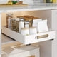 thumbnail image 1 of Heavy duty pull - out gabinete organizer: adhesive - fixed slide - out iron cajones para kitchen pantry almacenamiento, 1 of 9