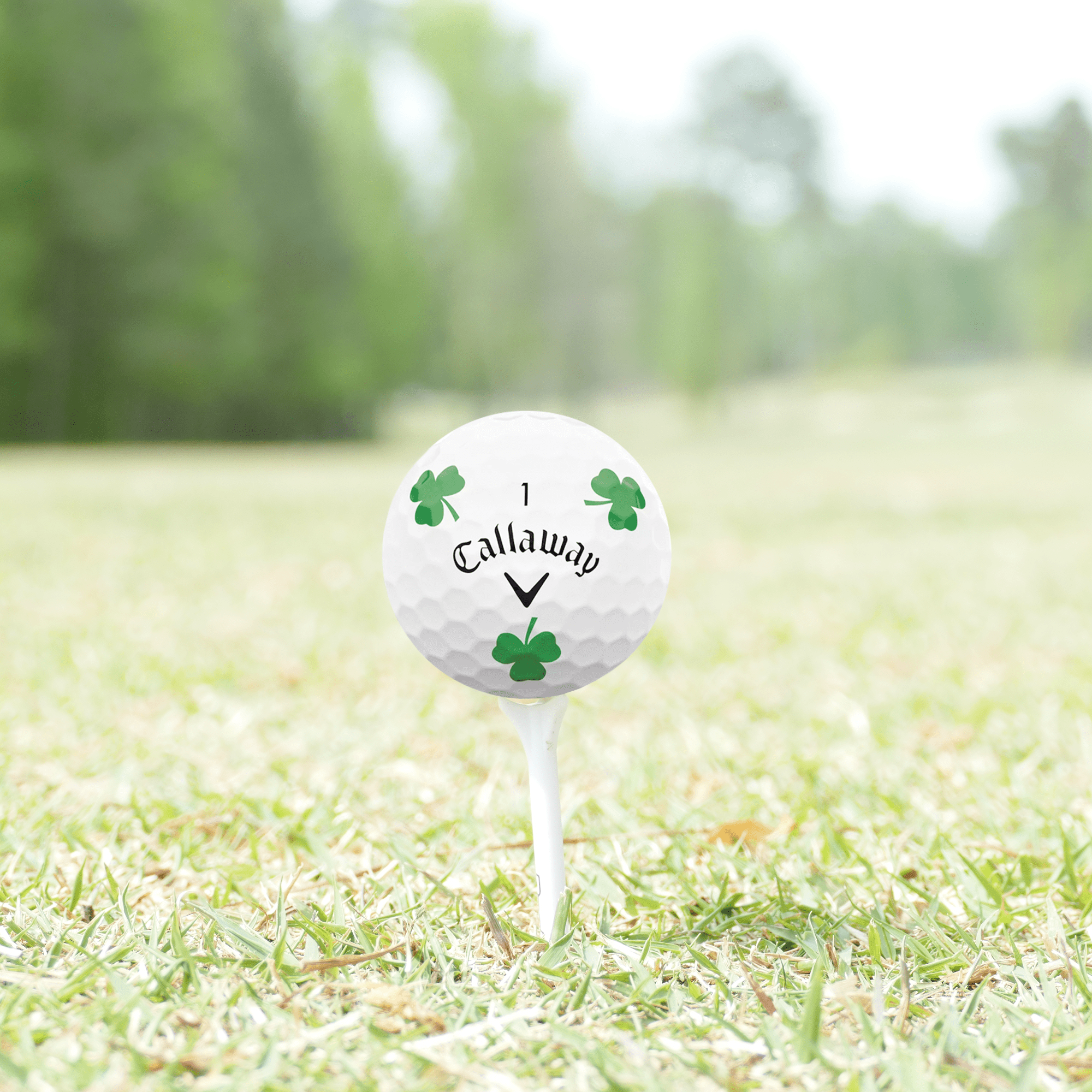 Golf Ball Nut – Recycled Golf Balls for Callaway Chromesoft Truvis Mix – 5A Mint Quality – 24-Pack, White