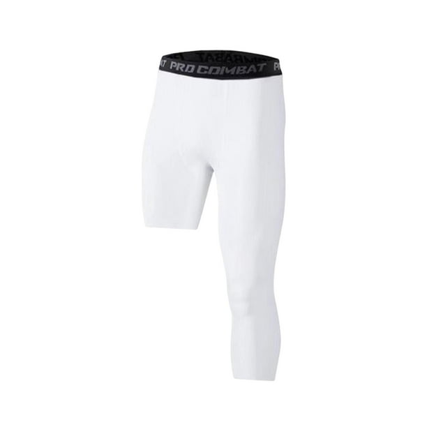 Mens 3/4 Compression Pants Base Layer Pants Tights Workout