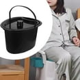 thumbnail image 6 of Bothyi Chamber Pot Urinal Urinal Urinal Pot Potty Bedside Commode Bucket Pee Bucket for, 6 of 8