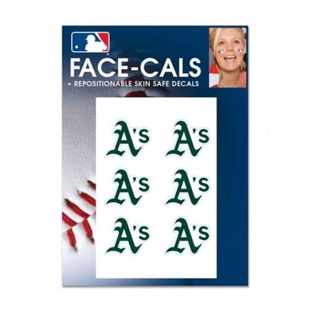 MLB Oakland Athletics Tattoo Face Cals MLB Oakland Athletics Tattoo Face Cals