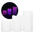 thumbnail image 6 of Tzilke RGB Flameless Candles with Remote Control and Timing Multi-Modes for Weddings and Parties 3-Pack LED Candle Lights, 6 of 8