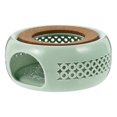 thumbnail image 2 of 1 Pc Exquisite Ceramic Teapot Warmer Household Tea Heating Tool (Light Green), 2 of 8