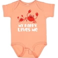 thumbnail image 3 of Inktastic My Pappy Loves Me Grandchild Beach Crab Boys Baby Bodysuit, 3 of 5