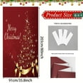 thumbnail image 7 of Stijggn Christmas Door Tapestries Christmas Party Decorations Xmas Tree Door Cover Banner Merry Christmas Door Hanging Backdrop Decorations for Winter Indoor Outside Front Door Banner, 7 of 7