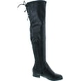 thumbnail image 6 of Chase & Chloe Maggy-1 Women's Thigh High Drawstring Low Chunky Heel Boots, 6 of 7