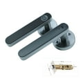 thumbnail image 1 of Door Lock, Tuya Digital Electronic Smart Door Lock Biometric Fingerprint Door Handle Keyless Digital Password Smart Home ,Easy to Install, 1 of 7