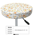 thumbnail image 2 of Goofa Floral1 Printed Stool Covers Round, Waterproof Round Bar Stool Covers Anti-Slip Round Bar Stool Seat Cover with Elastic Bands Durable -, 2 of 7