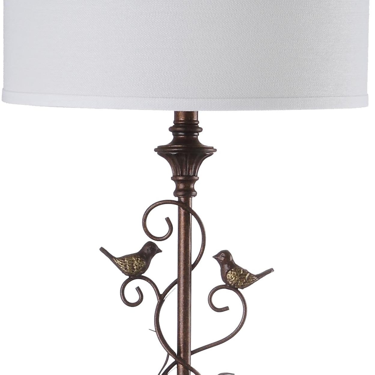 Safavieh Birdsong 61 in. H Antique Floor Lamp, Oil-Rubbed Bronze