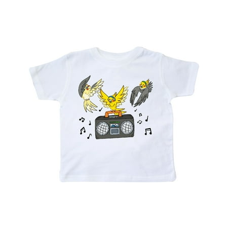 

Inktastic Jamming Cockatiels Gift Toddler Boy or Toddler Girl T-Shirt