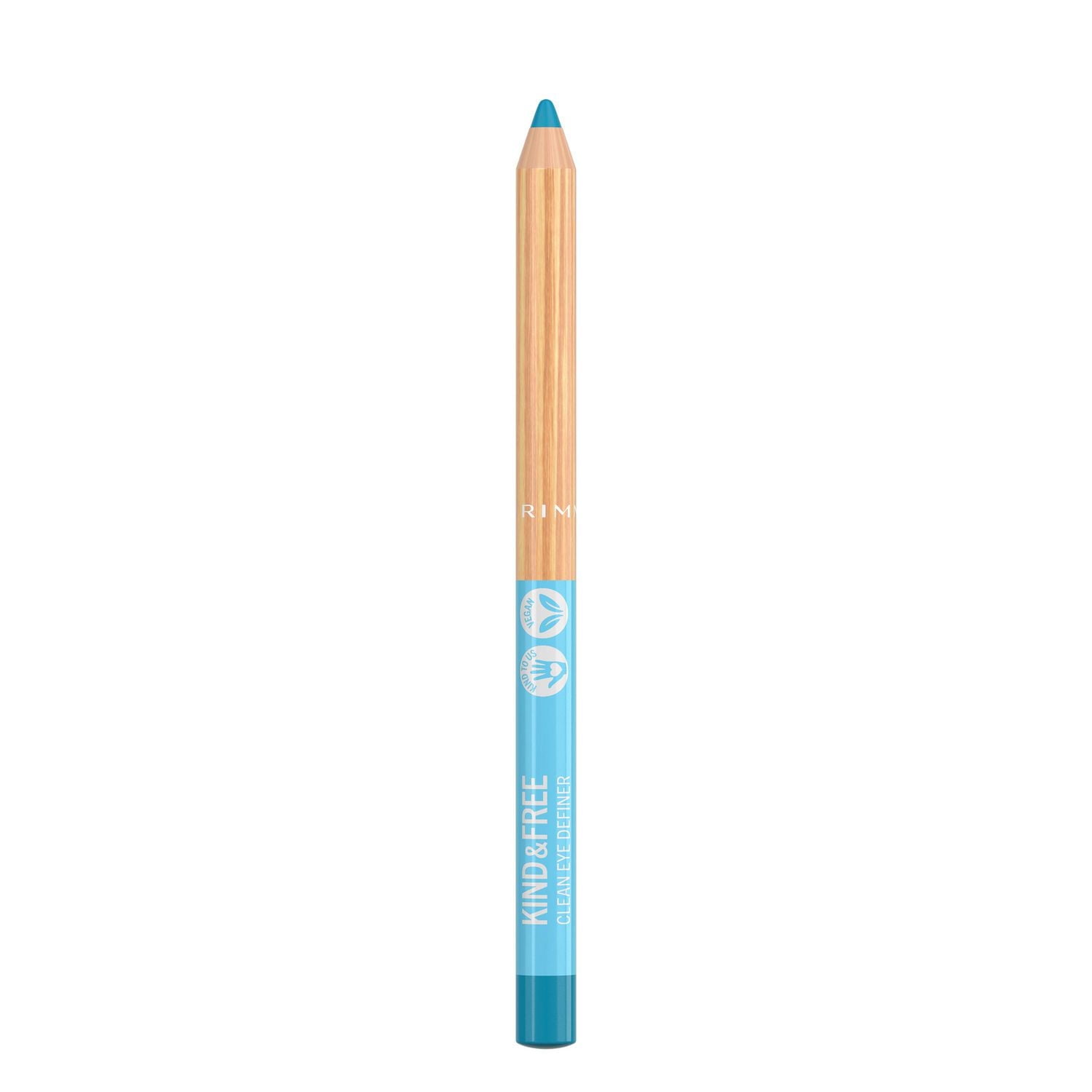 Rimmel KIND & FREE™ Eye Definer, 100% vegan, ultra-creamy, buttery texture, intense pigmentation, lasts up to 12 hours, Vegan eyeliner