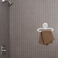 thumbnail image 3 of 3PCS Bathroom Towel Ring Plastic Rack Adhesive Wall Mounted Hand Towel Holder Hanger for Bathroom Organizer Kitchen Storage, 3 of 9