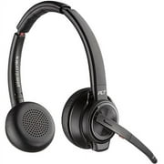 Savi W8220 Wireless Bluetooth/DECT 6.0 32mm Stereo Headset - Over-the-head - Supra-aural - Black