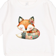 thumbnail image 3 of Inktastic Patchwork Fox Toddler Sweatshirt, 3 of 4
