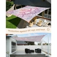 thumbnail image 4 of Sun Shade Sail 12x16Ft Mandala Floral Pattern Abstract Artwork Uv Block Sunshade Canopy Outdoor Shade Cover Rectangle Shade Cloth For Patio Garden Yard Deck Pergola, 4 of 6