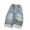 Grey3, variant on Girls Jeans Baggy Straight Wide Leg Washed Denim Pants Mid Rise Elastic Band Y2k Boyfriend Kids Trousers with Pockets for Back To School