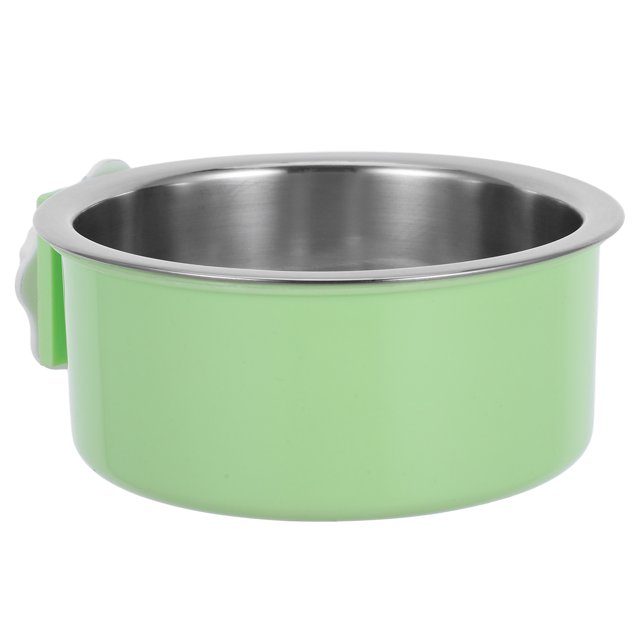 TEHAUX Para Comida De Loros En Inoxidable Con Base Estable Para Uso En Jaulas