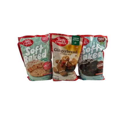 Betty Crocker Holiday Limited Edition Cookie Mix 3 Count