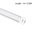 thumbnail image 2 of Tubo flexible Uxcell Manguera de agua aire para transferencia de bomba de caucho de silicona transparente 0.28''x0.39'', 2 of 5