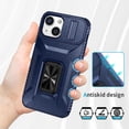 thumbnail image 4 of Funda para GANGXUN iPhone 13 Mini - Soporte metálico, Función magnética, Azul, 4 of 5