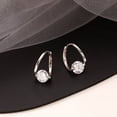thumbnail image 4 of Pendientes coreanos de circonitas con microincrustaciones, diseño de nicho de lujo ligero de alta gama, pendientes franceses de moda, 4 of 5