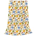 thumbnail image 2 of Vsdgher Autumn Pumpkins Blooms Ultra-Soft Micro flannel Blanket Throw Blankets for Couch Sofa, Bed (4 sizes)-40"x30", 2 of 7