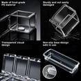 thumbnail image 4 of 2 PCS Clear Seasoning Containers 4 Compartments Seasoning Box Spice Rack with Covers and Spoons for Spice Seasoning Organizer, 4 of 11