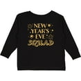 thumbnail image 3 of Inktastic New Year's Eve Squad with Stars in Gold Boys or Girls Long Sleeve Toddler T-Shirt, 3 of 5