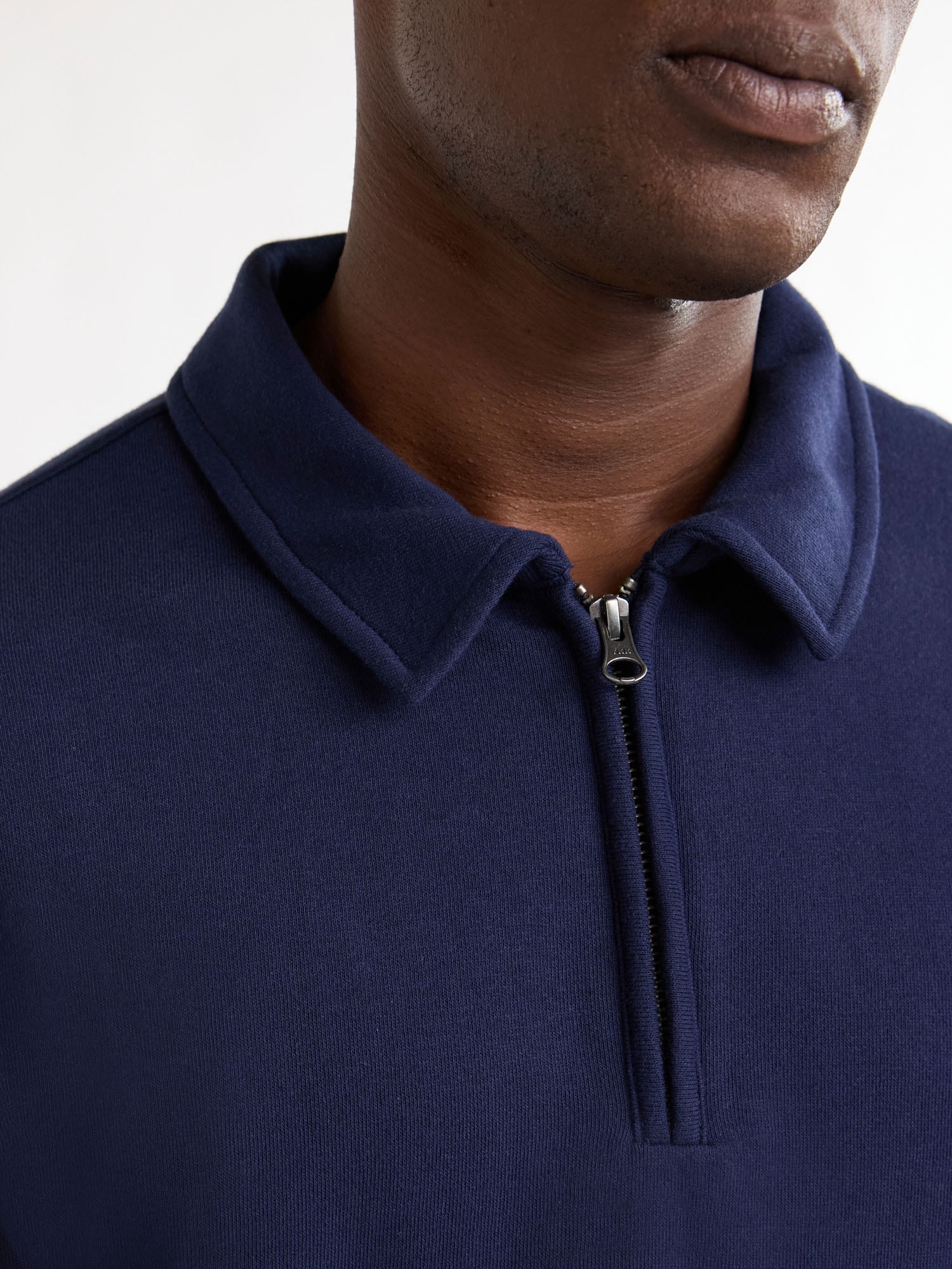 Free Assembly Men's Quarter Zip Fleece Pullover with Long Sleeves, Sizes S-2XL
