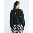 thumbnail image 3 of Free Assembly Women's and Women's Plus Embroidered Sweatshirt, Sizes XS-4X, 3 of 5
