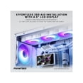 thumbnail image 2 of Phanteks PHGO360M25G2LCD Glacier One 360M25 LCD 360mm Liquid CPU Cooler White, 2 of 5