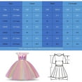 thumbnail image 2 of Unicorn Robe pour Filles Costume Unicorn Concours Princesse Robe de Fête avec Bandeau Unicorn pour Filles de 3 à 9 Ans, 2 of 3